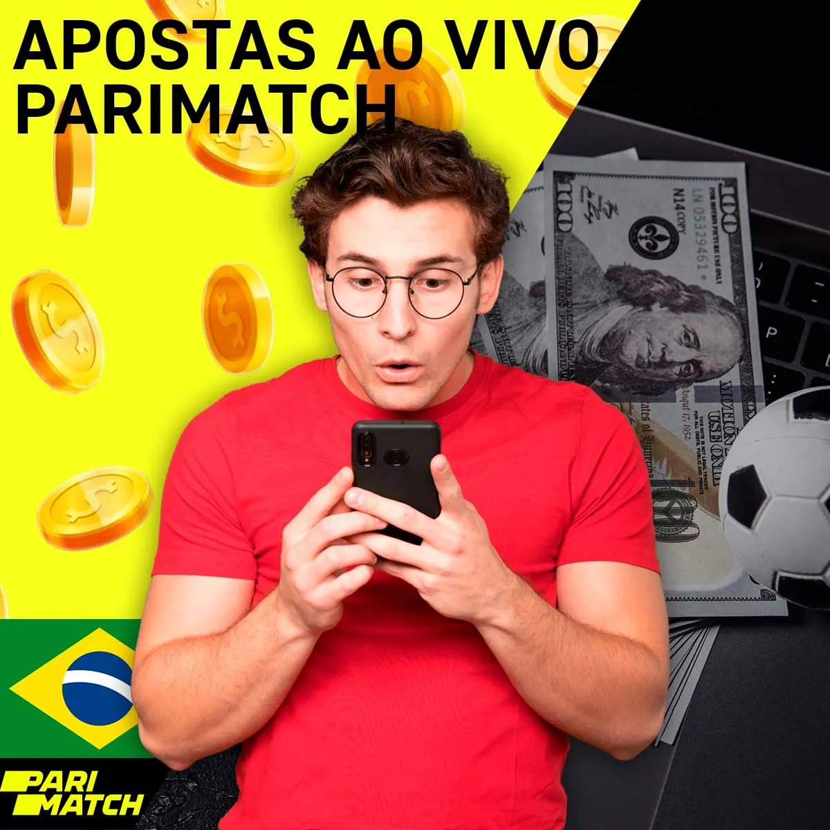Apostas ao vivo na casa de apostas Parimatch no Brasil