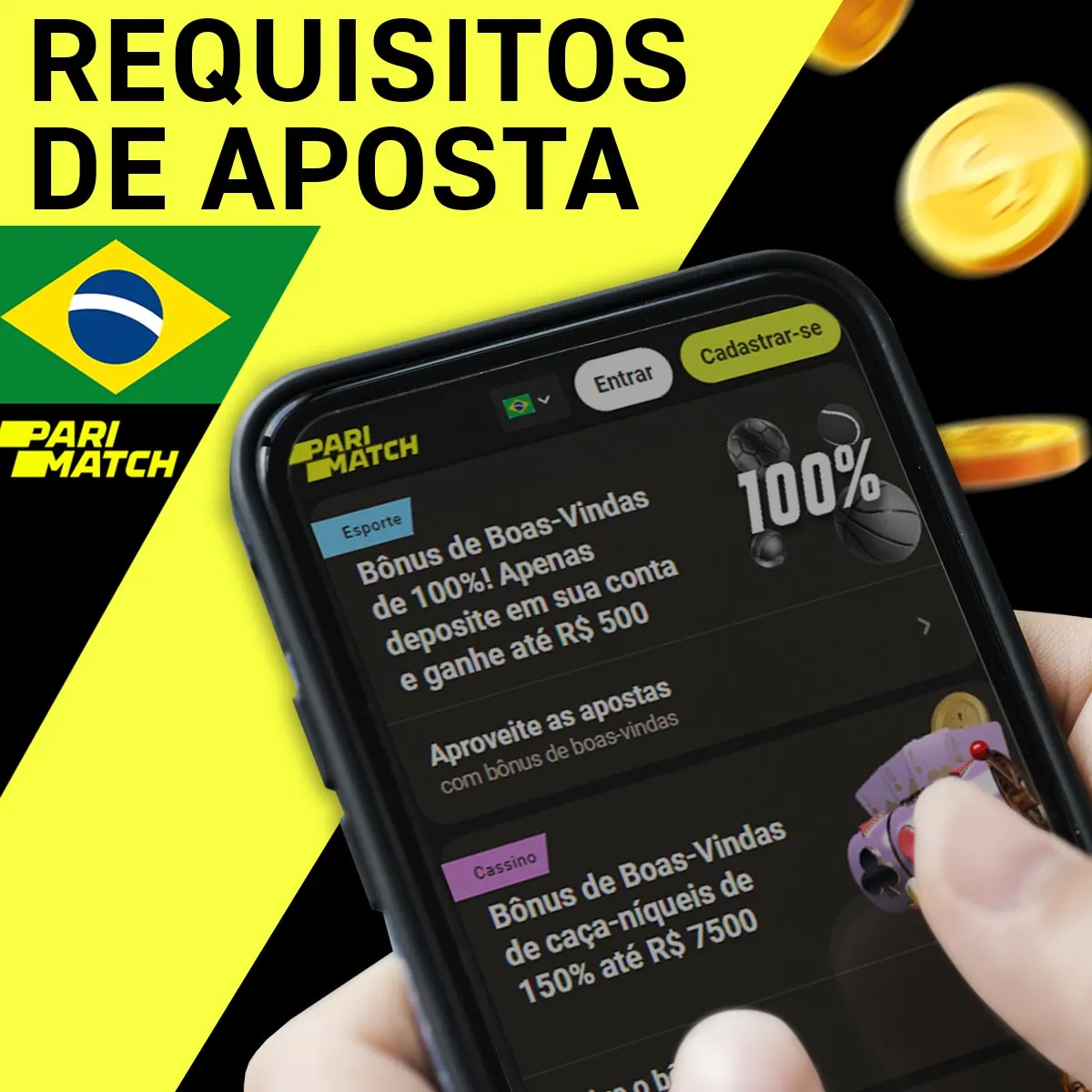 Requisitos de apostas da casa de apostas Parimatch no Brasil
