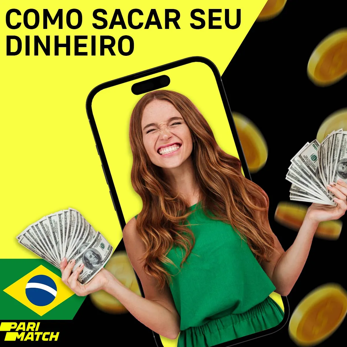 Retirada de fundos da conta na casa de apostas Parimatch no Brasil